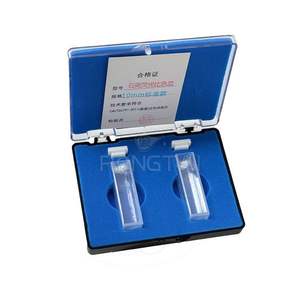 RONGTAI Laboratório 10mm Quartz Cuvette China Atacadista RT751 2 Pcs/Box Colorímetro Fotomecânico Quartz Cuvette - Product Image 1