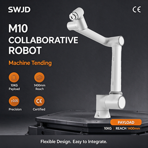 Robot collaboratif industriel 6 axes de 1400 mm pour la soudure et l'assemblage de métaux par laser et arc, capacité 10 kg, pour cellule de soudage et entretien de machines - Product Image 1