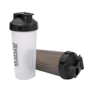 Plastic Sports Water Bottles Custom Logo Plastic PP PE Gym Sports Water Drinking Protein Fitness Shaker Bottles