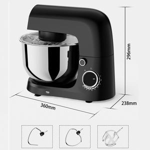 Batteur sur socle noir 3L 5L, mélangeur à pâte pour boulangerie, lame simple SM-1540 - Product Image 4