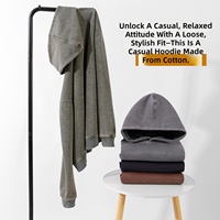 Vente en gros de sweats à capuche rétro vintage pour hommes, streetwear, coupe oversize, épaules tombantes, pull uni, logo personnalisé, unisexe, molleton lourd