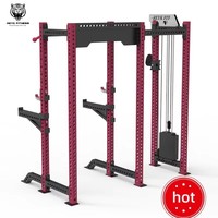 Nouvelle Conception 2025 REYK Station d'Entraînement Multifonctionnelle Demi-Cadre en Acier Carbone pour Squat et Musculation Complète du Corps