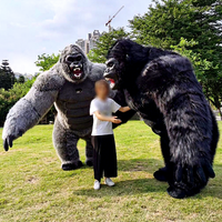Mascotte gonflable géante de gorille, Costume pour les événements, taille normale 2M 2.6M 3M