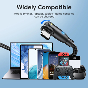 كابل USB نوع C 3A لعام 2026 قابل للدوران 180 درجة، سلك شحن سريع لهواتف بوكو المحمولة، سلك بيانات وشاحن - Product Image 4