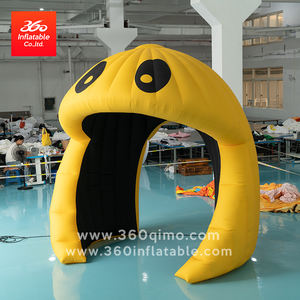 Modèle <span class=keywords><strong>gonflable</strong></span> publicitaire Pac-Man de 3 mètres de haut, un outil accrocheur pour la circulation routière pour les événements commerciaux - Product Image 2