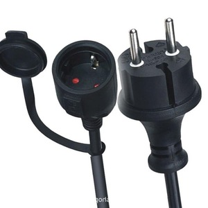 มาตรฐานยุโรปสายไฟ CEE TO IEC 16A 250V สาย PVC สำหรับเครื่องใช้ในบ้าน - Product Image 4