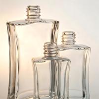 Bouteilles carrées en verre pour parfum et diffuseur de roseaux, flacons carrés transparents vides pour fragrance, logo personnalisé OEM ODM