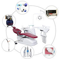 AMAIN Ensemble complet de fauteuil dentaire de luxe avec système de contrôle et livraison pour l'aménagement de cliniques dentaires modernes