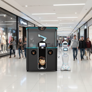 Robot Barista <span class=keywords><strong>de</strong></span> 6 Ejes con Certificación CE, Robot <span class=keywords><strong>de</strong></span> Café con Carga <span class=keywords><strong>de</strong></span> Imágenes con un Clic, Máquina Expendedora <span class=keywords><strong>de</strong></span> Café Inteligente - Product Image 4