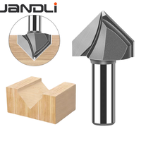 Fraise à rainurer en V à 60 degrés (carbure enduite d'AlTin) pour le travail du bois, la gravure et la fraisage CNC - ODM/OEM disponible