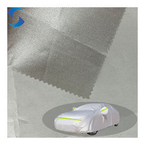 <span class=keywords><strong>Tissu</strong></span> Oxford extensible en sergé argenté 210D pour housse de voiture, résistant à l'eau et protégé contre les UV, tissé - Product Image 2