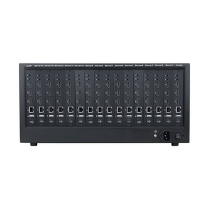 Décodeur vidéo réseau 4K60 sécurisé en temps réel 1U 5U pour montage en rack, multi-ports, 64 écrans pour salles de contrôle - Product Image 1