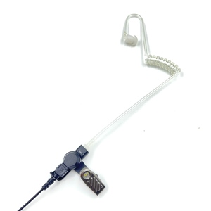 2-poliges Walkie Talkie-Headset mit PTT-Mikrofon und Akustikrohr-Ohrhörer Kompatibel mit Kenwood/Baofeng/<span class=keywords><strong>Linton</strong></span>/Retevis-Radios (K-Stecker) - Product Image 2