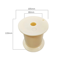 Bobina de Plástico de 105 mm para Embalaje, Material ABS para Cable de Cobre, Fibra Óptica, Filamento de Impresora 3D, Embalaje Industrial