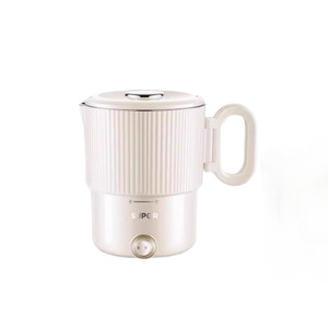 Hervidor eléctrico Supor de 1 litro de acero inoxidable mini con apagado automático para uso doméstico y de viaje - Product Image 1