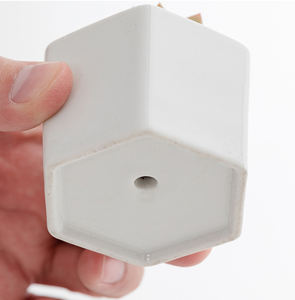 Maceta <span class=keywords><strong>de</strong></span> cerámica esmaltada <span class=keywords><strong>de</strong></span> 2,7 pulgadas con bandeja <span class=keywords><strong>de</strong></span> bambú, maceta <span class=keywords><strong>de</strong></span> <span class=keywords><strong>Cactus</strong></span> suculenta duradera ecológica <span class=keywords><strong>para</strong></span> uso doméstico al aire libre - Product Image 6