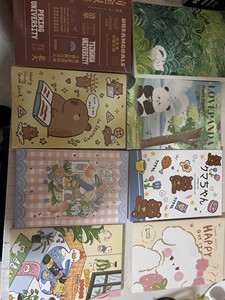 Carnet de notes A5 B5 imprimé relié cousu, style dessin animé rétro mignon, papeterie pour <span class=keywords><strong>étudiant</strong></span>s, prix, vente en gros - Product Image 4