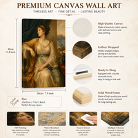 Tableau sur toile imprimé Art Déco Femme Nue Sexy avec thème Ramadan pour décoration murale moderne, idéal pour mariage