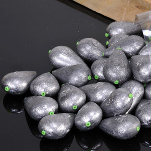 Plomada de pesca Aohu con núcleo hueco, 40g 50g, plana en forma de corazón, accesorio de pesca duradero y funcional - Product Image 3