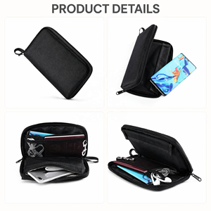 Bolsa Multifuncional con Bloqueo de Señal RFID Faraday, Anti-Rastreo, para Privacidad del Teléfono, Organizador de Viaje con Clip para Llaves, Venta al Por Mayor - Product Image 2