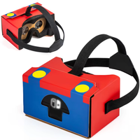 Kacamata Headset Gaming VR 3D untuk Nintendo Switch OLED Kacamata Headband Realitas Virtual