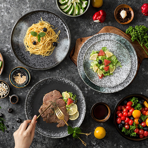 Platos de cerámica de estilo japonés para uso doméstico, platos y vajilla populares en línea - Product Image 2