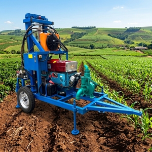 <strong>Low</strong> Cost <strong>High</strong>-quality Portable Water Well Drilling <strong>Rig</strong> Suitable for Depths of 100 150 Meters - Product Image 1