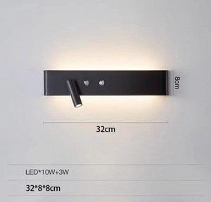 Thiết kế mới đọc Tường Đèn linetype phòng ngủ cạnh giường ngủ Tường Đèn <span class=keywords><strong>On</strong></span> <span class=keywords><strong>Off</strong></span> <span class=keywords><strong>switch</strong></span> Home tuyến tính tường ánh sáng đèn treo tường cho khách sạn biệt thự - Product Image 6