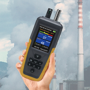 Compteur de poussière laser portable 3 canaux, détecteur de température, d'<span class=keywords><strong>humidité</strong></span>, PM2.5, PM10, mesure des particules atmosphériques - Product Image 1