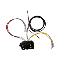 Kabel LAN Jaringan CAT6 8-Pin Kustom 90/180 Derajat 26AWG dengan Pelindung Kawat dan Cetakan Injeksi Model Kabel Kontrol