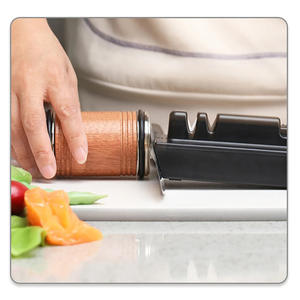 Professionnel polyvalent réglable 15 20 degrés Angle lame <span class=keywords><strong>ciseaux</strong></span> roulant couteau aiguiseur cuisine ensemble d'outils - Product Image 2