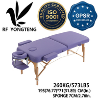 Katlanabilir Ahşap Taşınabilir Ayarlanabilir Masaj Masası 7CM Yüksek Yoğunluklu Sünger 260KG Taşıma Kapasitesi ISO9001 GPSR Sertifikalı Yüz Bakım Spa Kirpik