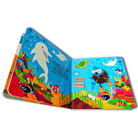 Nuevos productos, libro de música personalizado para niños, libro de sonido de educación temprana con libro de audio de papel de arte impreso Offset de tapa dura