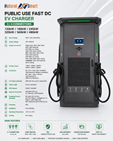 Estación de Carga para Vehículos Eléctricos de Corriente Continua de Alta Potencia CCS2 GBT 480KW 400KW 360KW 320KW, Cargador Industrial para Autos Eléctricos con OCPP