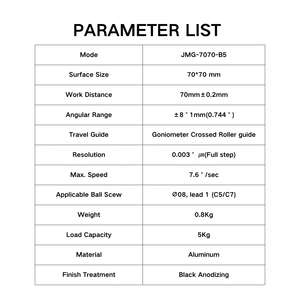 C & K bền JMG-7070-B5 quang học nhôm góc trượt bảng <span class=keywords><strong>goniometer</strong></span> <span class=keywords><strong>Mini</strong></span> cơ giới cắt tỉa nền tảng sân khấu - Product Image 4