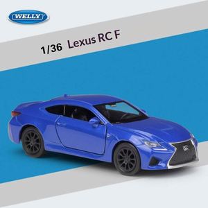 รถโมเดลโลหะผสมจำลอง Lexus RC F สเกล 1:36 ยี่ห้อ WELLY ของเล่นแบบดึงถอยหลังสำหรับเด็ก ของสะสม ของขวัญ ขายส่ง - Product Image 5