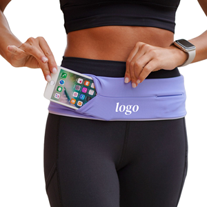 사용자 정의 클래식 허리띠 여행 전화 홀더 마라톤 워킹 러닝 벨트 조깅을위한 유니버설 야외 피트니스 - Product Image 1
