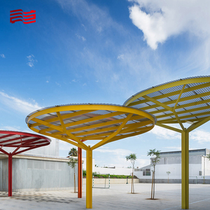 Padiglione artistico esterno parasole disponibile in molteplici combinazioni di colori, materiale in acciaio inox può essere personalizzato - Product Image 4