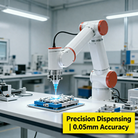 JINWEI FR3MT 3kg 622mm Robot Colaborativo de 6 Ejes IP54/IP65 0.05mm ISO 10218 CR CE 1m/s Opcional con Espejo, Brazo Dual para Línea de Soldadura y Ensamblaje