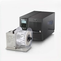 Impresora de etiquetas de código de barras de alta calidad POSTEK 10ips Durable R120 Dispositivo de rebobinado de etiquetas externas a la venta