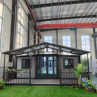 Maison conteneur extensible entièrement équipée FLKT, maisons modulaires préfabriquées de luxe, maisonnette pliable de 20 pieds avec salle de bain
