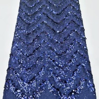11 colores bordados por la tela de patio lentejuelas para vestido Formal traje de actuación ropa de moda