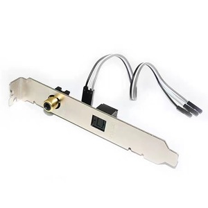 Tarjeta de sonido Pci Spdif, soporte de audio digital coaxial óptico, interfaz chapada en oro, 2 canales internos para PC - Product Image 3