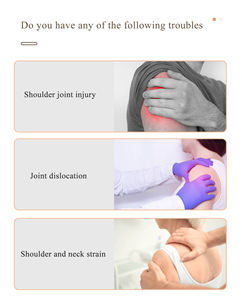 Ağır hizmet koruması için tam delikli takviyeli omuz desteği Sling sol sağ kol desteği omuzluk - Product Image 6