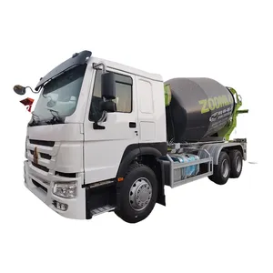 Second Hand Sinotruk Howo 6X4 8cbm 9cbm 10cbm Ready Mix Used Concrete Mixer Truck with Pump for Sale