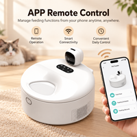 Distributeur de nourriture humide intelligent à température constante, contrôlé par application, pour garder les animaux frais, idéal pour les maisons multi-chats