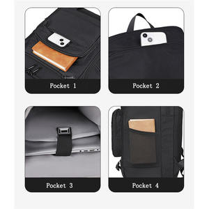 Bestseller: Geräumiger Lässiger Tennisrucksack mit Nass- und Trockenfach, Zwei-Wege-Tragesystem, Badminton-Rucksack mit Schuhfach - Product Image 6