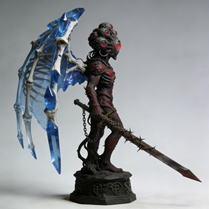 Statuetta dell'Arcademonio Stella del Mattino, Statua di Baphomet, <span class=keywords><strong>Angelo</strong></span> Caduto - Product Image 4