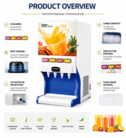 Distributeur de jus commercial 4 saveurs, machine à boissons froides et chaudes, distributeur de jus commercial 4 saveurs OEM, directement de l'usine