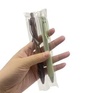 Bolígrafo de Gel Retráctil de 0.5 mm con Logotipo Personalizado para Estudiantes, Bonito Bolígrafo de Tinta Negra de Plástico para Regalo - Product Image 3